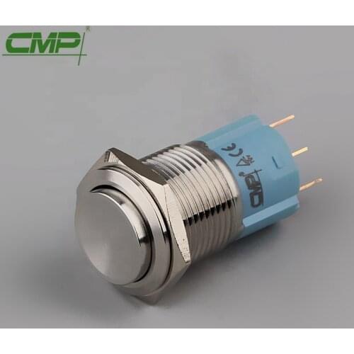 CMP 16mm water proof Stainless steel IP67 push button switch