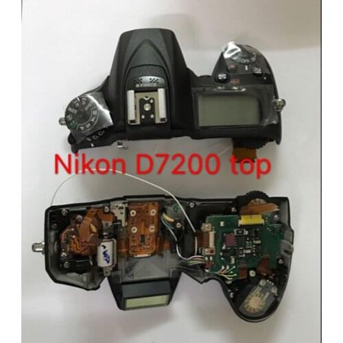 For Nikon D7200 Top Cover Shell Shoulder Screen Mode Dial Repair Set