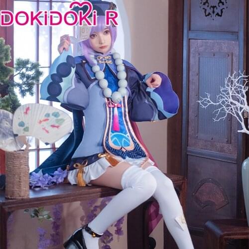 DokiDoki-R Game Genshin Impact Cosplay Qiqi Cosplay Costume Game Genshin Impact Qiqi Costume