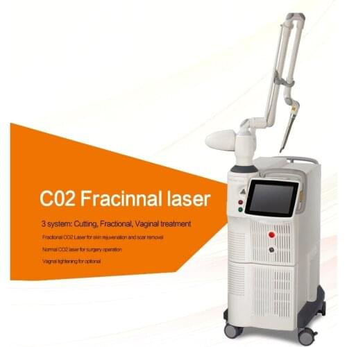 Fractional Co2 Laser RF Tube Scar Pore Acne Spots Pigmentation Strentch Marks Removal Skin Rejuvenation Vagina Tighting Machine