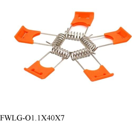 FUMAO 100pcs 40/45/50mm recessed lighting torsion spring clips for downlight