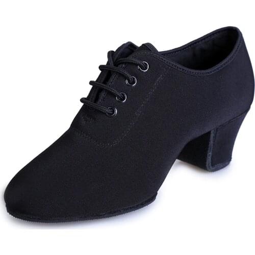 Sports Shoes Canvas Latin Dance Shoes Woman Adult Modern Ballroom Dance Shoes Teacher Shoes Oxford With Two Points Sneakers