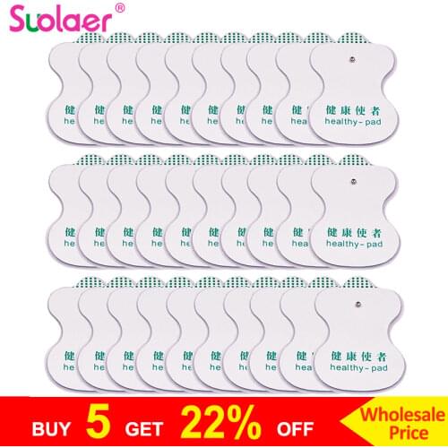 30/20/10PCS Self Adhesive Replacement Tens Electrode Pads Square Muscle Stimulator Electric Digital Machine Massager Sticker HOT