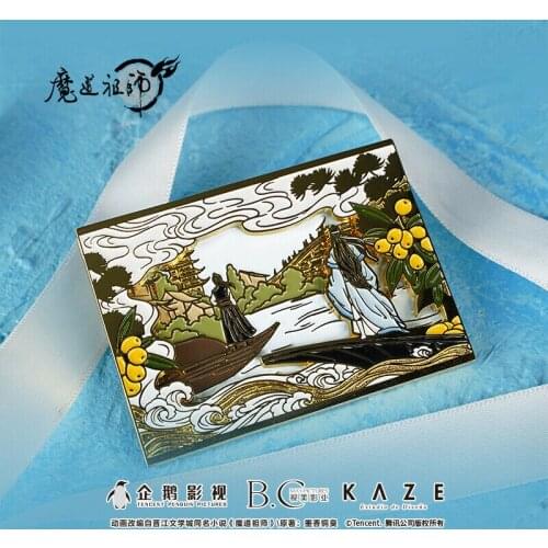 Grandmaster of Demonic Cultivation The Untamed Wuxian Wangji Metal Badge Pin KZ