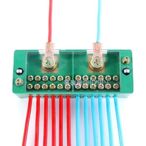 1 PC Single Phase 2IN 4/6/812OUT Wire Terminal Box Household Distribution Box Case