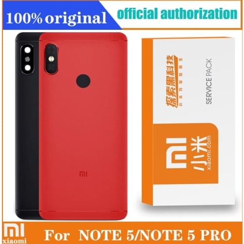 Original Case For Xiaomi Redmi Note 5 Note5 / Note 5 Pro Housing 5.99" Metal Battery Door Back Replacement Cover