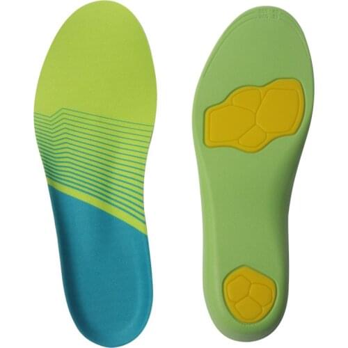 Casual Running Insoles For Shoes Men Women Foot Cushion Shock Absorption Perspiration Absorption Deodorization Sports Insoles