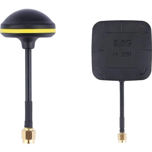 JMT RC FPV Receiver Spare Parts Combo 5.8G 14DBI High Gain Flat Panel & Mushroom FPV Antenna for RC Drone Quadcopter Accessories