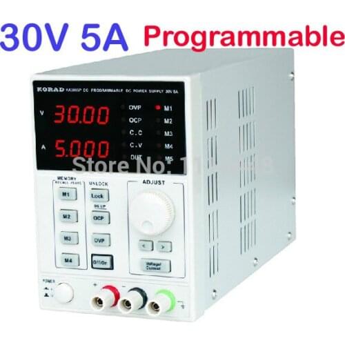 0-30V, 0-5A Output Digital High Precision Lab programmable Adjustable Digital Regulated DC Power Supply