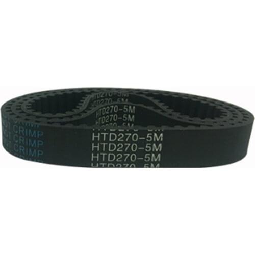 HTD 5M Timing belt 270-5M 275-5M 280-5M 285-5M C=270/275/280/285 width 15/20/25mm Teeth 54 55 56 57 HTD5M synchronous Belt