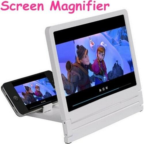1 PCS Mobile Phone Screen Magnifier 3D Video Amplifier Folding Enlarged Expander Stand