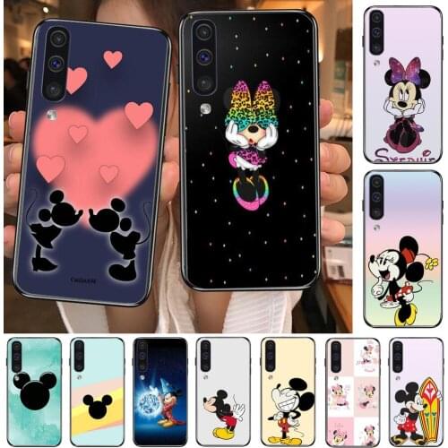 Unique Mickey Mouse Phone cover hull For SamSung Galaxy S8 S9 S10E S20 S21 S5 S30 Plus S20 fe 5G Lite Ultra black soft case