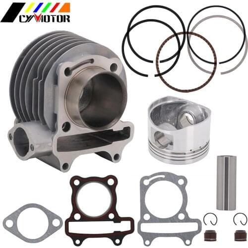 Universal Big Bore Kit Cylinder Piston Rings Gaskets Circle Washers For GY6 125cc 150cc 4 Stroke Scooter Moped ATV With Engine