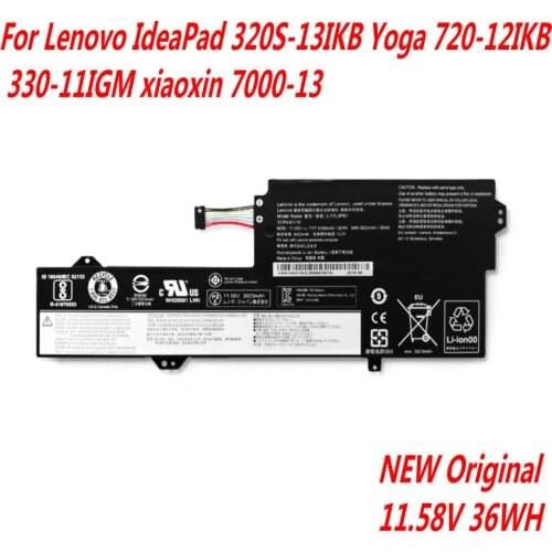 High Quality L17L3P61 L17C3P61 L17M3P61 Laptop Battery For Lenovo IdeaPad 320S-13IKB,Yoga 720-12IKB 330-11IGM xiaoxin 7000-13