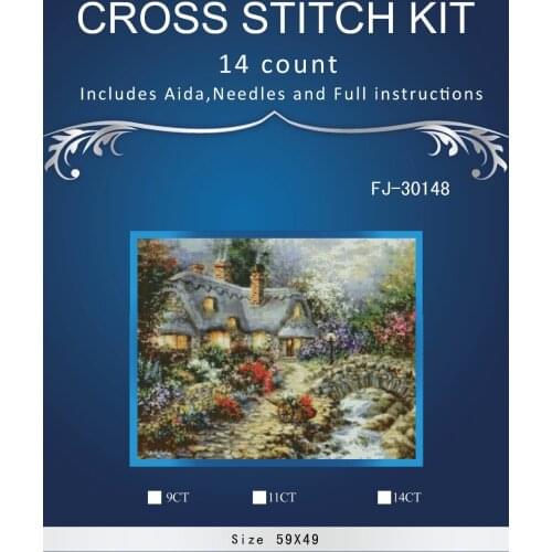 Top Quality Lovely Hot Sell Counted Cross Stitch Kit Old World Holiday Ornaments Similar DMC DIM ANCHOR Country house