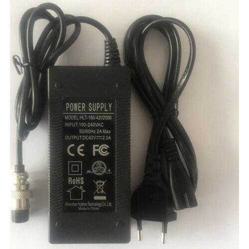 Hoverboard 42V 2A Lithium Battery Charger Smart Self Balancing Electric Scooter Charger Accessories