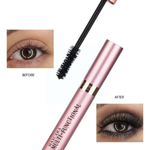 Black Eyelash Extension Mascara Lengthening Mascara Waterproof Cosmetics Black Eyelashes Eye Natural Long Lasting Makeup K8Q1