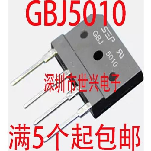 100% New&Original GBJ5010 KBJ5010 RBV50104 50A1000V In Stock