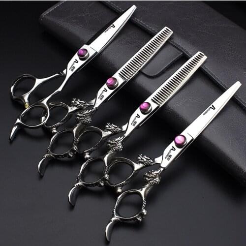 5.5/6 inch professional hairdressing scissors Barber Shop haircuts scissors set precision scissors hair scissors Custom logo