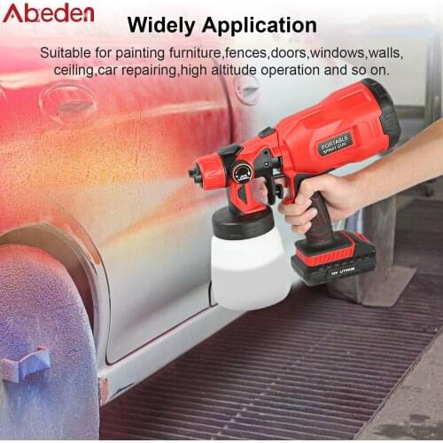 550W Spray Gun High Power Electric Household Paint Sprayer Airbrush Gun 3 Nozzle & 800 ml Large Capacity,HVLP Easy Spraying