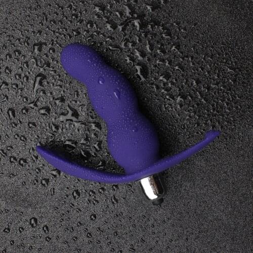 Big Anal Plug Men Prostate Massage Vibrator Adult Sex Toy Buttplug Silicone Beads Stick Self Touch Vibrador SexShop