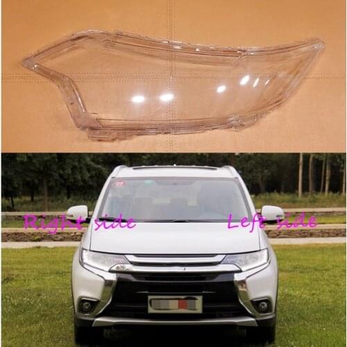 Car Headlamp Lens For Mitsubishi Outlander 2016 2017 2018 Car Headlight cover Headlamp Lens Auto Shell Cover