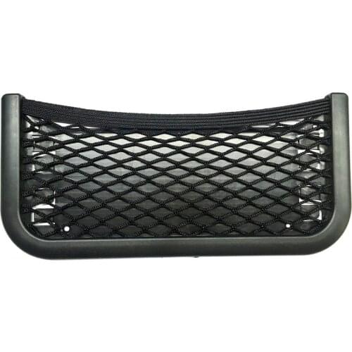 Car Seat Back Net Bag Mobile Phone Storage Bag Visor Net Bag Car Storage Net Pocket Fixed With Screws Mesh Guard