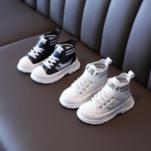 Children Short Boots Girls 2021 Spring Fashion Children Snow Boots Autumn Winter Princess Boys Sport Shoes Child Sneakers