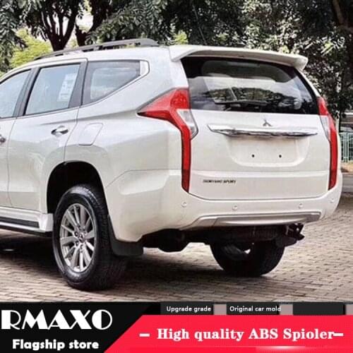 For Pajero Spoiler 2016-2018 Mitsubishi Pajero Sport Spoiler Y-CK ABS plastic Material Car Rear Wing Color Rear Spoiler