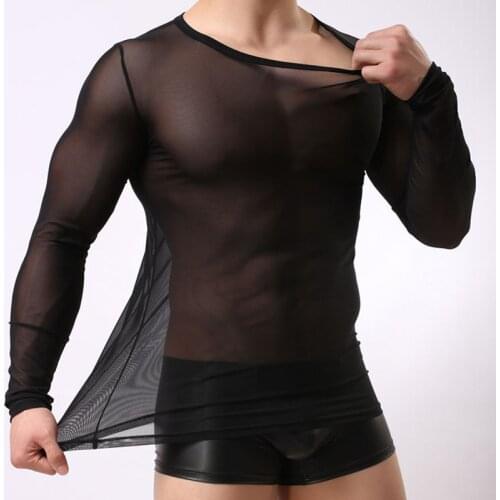 Brand New Men Summer Long Sleeve T-shirt Casual Basic Fitness Gym Running Sports T-shirt Male O-Neck Pullovers Tee Tops Homme