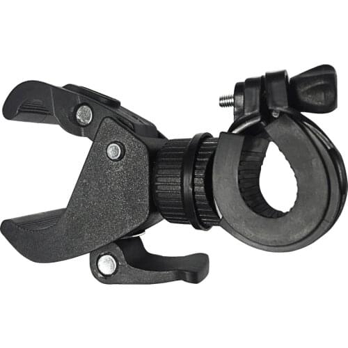 Hot Sale Omnipotent Plastic Latest Bike Bicycle LED Flashlight Torch Bracket Mount Holder Front Light Clip Free Shipping