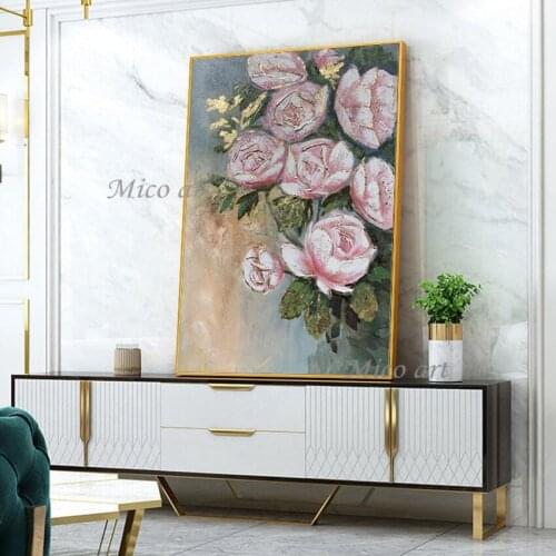 High Quality Beautiful Flower Oil Painting 100% Handpainted Landscape Oil Painting Modern Art Oil Painting On Canvas Wall Art