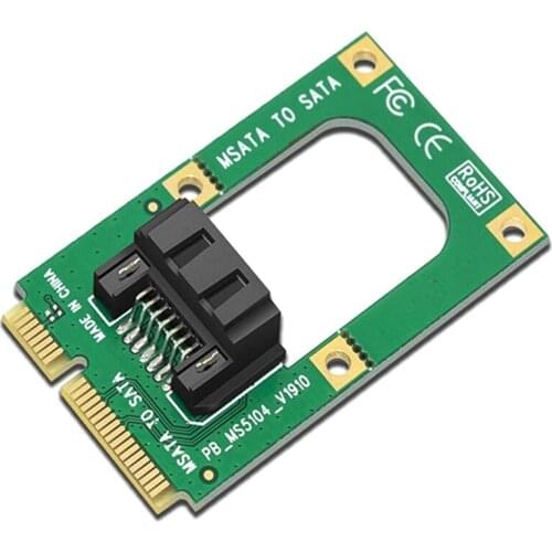 MSATA to SATA Adapter Card MSATA to 7PIN Hard Drive SSD Solid State SATA3.0 Interface Conversion Card