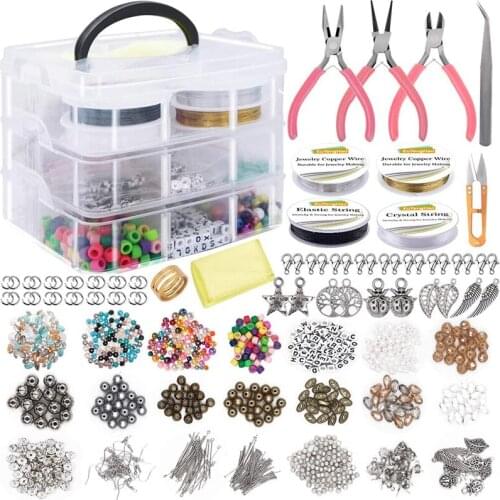 Jewelry Making Supplies Kit,Calipers for Making and Repairing Necklaces, Earrings It Is an Excellent Gift for Everyone