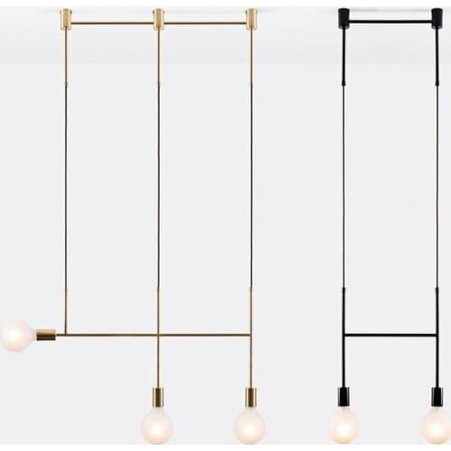 Nordic led minimalist pendant light adjustable iron glass ball pendant lights living room bedroom decor led lighting fixtures s