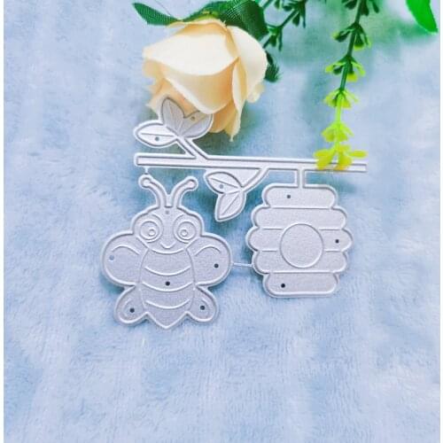 Bees and Beehives Metal Cutting Dies for DIY Scrapbooking Album Paper Cards Decorative Crafts Embossing Die Cuts