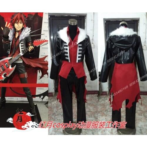Show By Rock!! Crow Kurou Cosplay Costume Custom Any Size