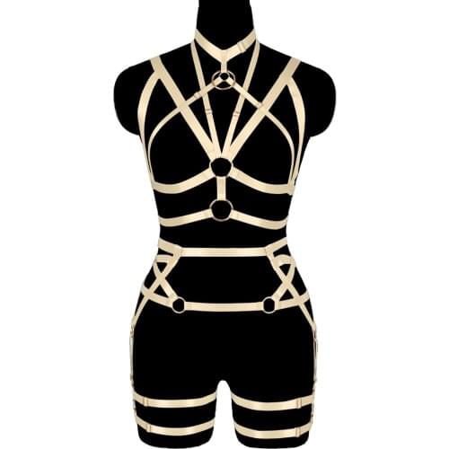 Sexy Underwear Punk Bdsm Accessories Erotic Full Body Lingerie Elastic Bondage Suspender Garters Sword Belt Fetish Costume