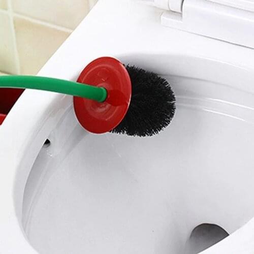Lovely Cherry Shape Lavatory Brush Toilet Brush & Holder Set Mooie Cherry Vorm Toilet Borstel