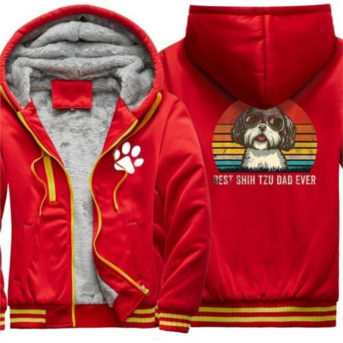 Funny Dogs Camouflage Raglan Thicken Jackets Mens Hip Hop Male Clothing Harajuku Korean Style Tracksuits Hipster Zipper Homme