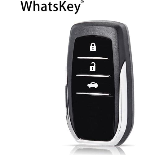WhatsKey, Car Smart Card, For Toyota, PRADO, Crown, Corolla, RAV4, Highlander, CHR, Land Cruiser, Remote Key Shell, Fob Case