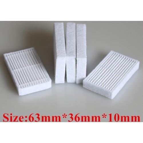 5 pcs/lot Robot Vacuum Cleaner Parts HEPA Filter for haier fmart iseelife seebest 360 Kitfort robot vacuum cleaner accessories
