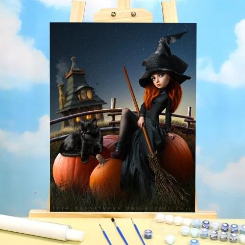 Woman Girl Coloring By Numbers Painting Set Acrylic Paints 50*70 Oil Painting Wall Decoration Crafts For Adults Wholesale