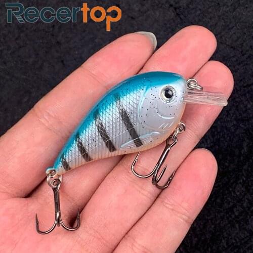 Recertop 2021 fishing lures 5cm 7g sea fishing bait 3D eyes good quality swimbait Hunt perch trout Artificial fishing tackle