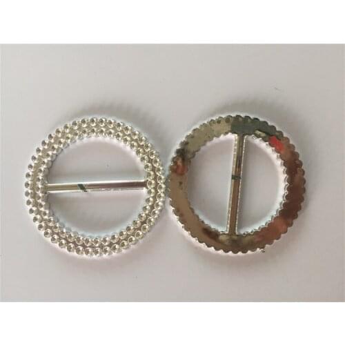 Free shipping high quality plastic buckle(100pcs/lot) for wedding cover chair spandex decoration/buckles for band and sash