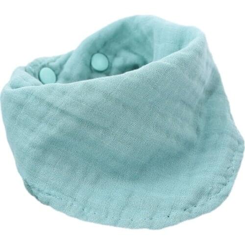 Baby Feeding Bib Cotton Saliva Towel Toddler Triangle Scarf Bandana Burp Cloth 69HE