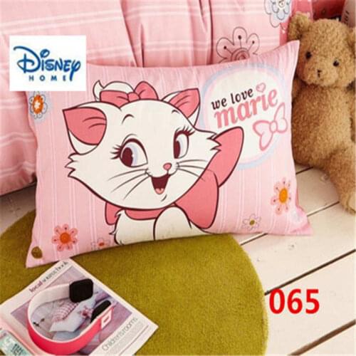 Disney marie cat Pillow Case girl 1 piece 100% cotton kid 48*74cm Throw Pillow cover shams bed room cartoon 3d printed linen boy