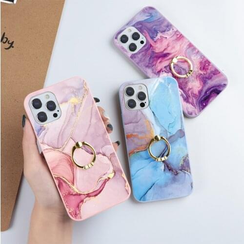 Finger Ring Holder Case For Huawei P30 P20 Pro P40 Lite E P Smart 2019 2021 Y7 Y6 Honor 9C 9X 10 Lite 10i 20i 8X 8A 9A TPU Cover