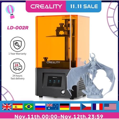 CREALITY 3D LCD Resin UV LD-002R 3D Printer 2K LCD HD Screen Off-line Print Molding Size 4.69*2.56*6.3 In