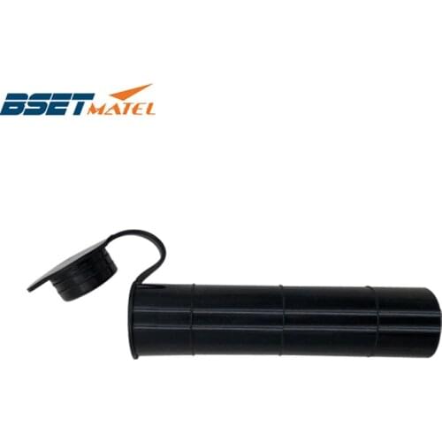 BEST MATEL Black color 0 degree Fishing Rod holder Inner Sleeve Rod Pod Rubber Cap Tube Liner